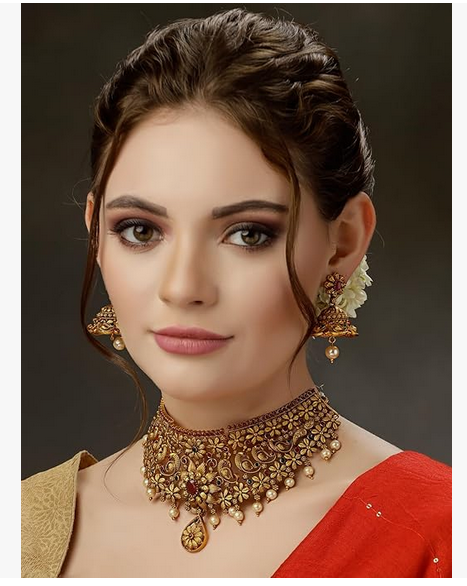 Temple Necklace Set